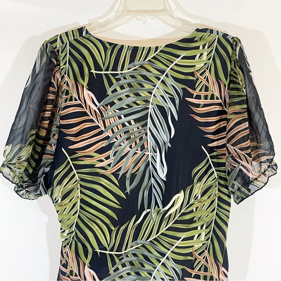 NWOT Shein Multicolored Tropical Safari One Piece Swim Suit - Picture 3 of 11